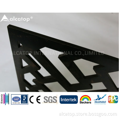 New Materials Aluminum Anodized Panel in Construction